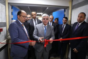 وزير التعليم العالي ورئيس جامعة حلوان يفتتحان المرحلة الثانية من أعمال تطوير مستشفى بدر الجامعي