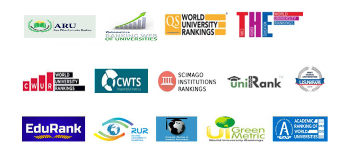 التصنيفات الدولية فى جامعة حلوان